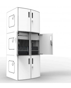 Tablets Sync Cabinets CartiPad Solo - 16 Unit Charging Cabinet